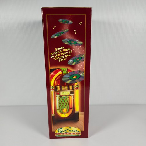Vtg 1998 Jingle Bell Rock Santa Dancing Musical 16” - Picture 2 of 7