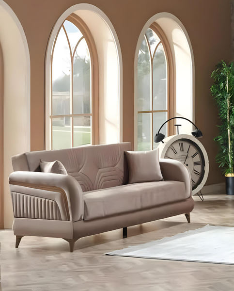 PolstermöBel Modern Sofa 3 Sitzer Design Couch Dreisitzer Polstersofa-image