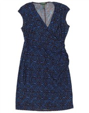 RALPH LAUREN Womens Sleeveless Sheath Dress US 12 Large Blue Floral AS11