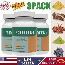 3 Pack Emma Gut Health Supplement 180 Capsules for Bloating Relief  Leaky Gut