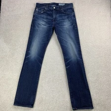 AG Adriano Goldschmied Men Jeans Size 32 The Matchbox Slim Straight Cotton