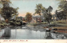 Bobbin Mill Brook East Auburn Auburn Maine 1908 Postcard