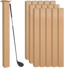15 Pcs 4x4x40 Golf Club Shipping Boxes, Tall Corrugated Cardboard Boxes