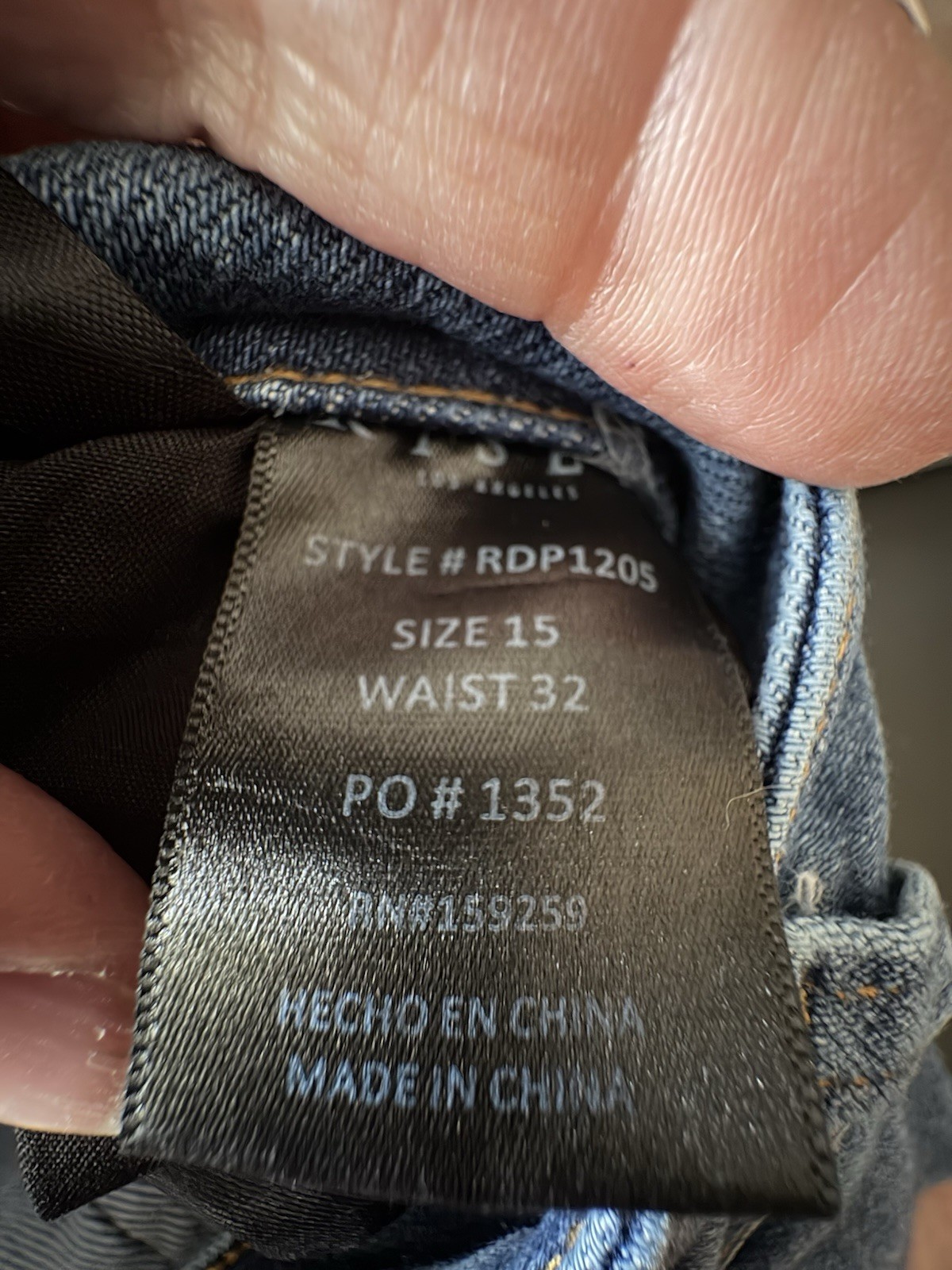 Women’s Risen Jeans Cuffed Button Fly Medium Wash… - image 6