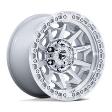 20X10 Fuel 1PC D883 COVERT 6X5.5 -18MM SILVER...