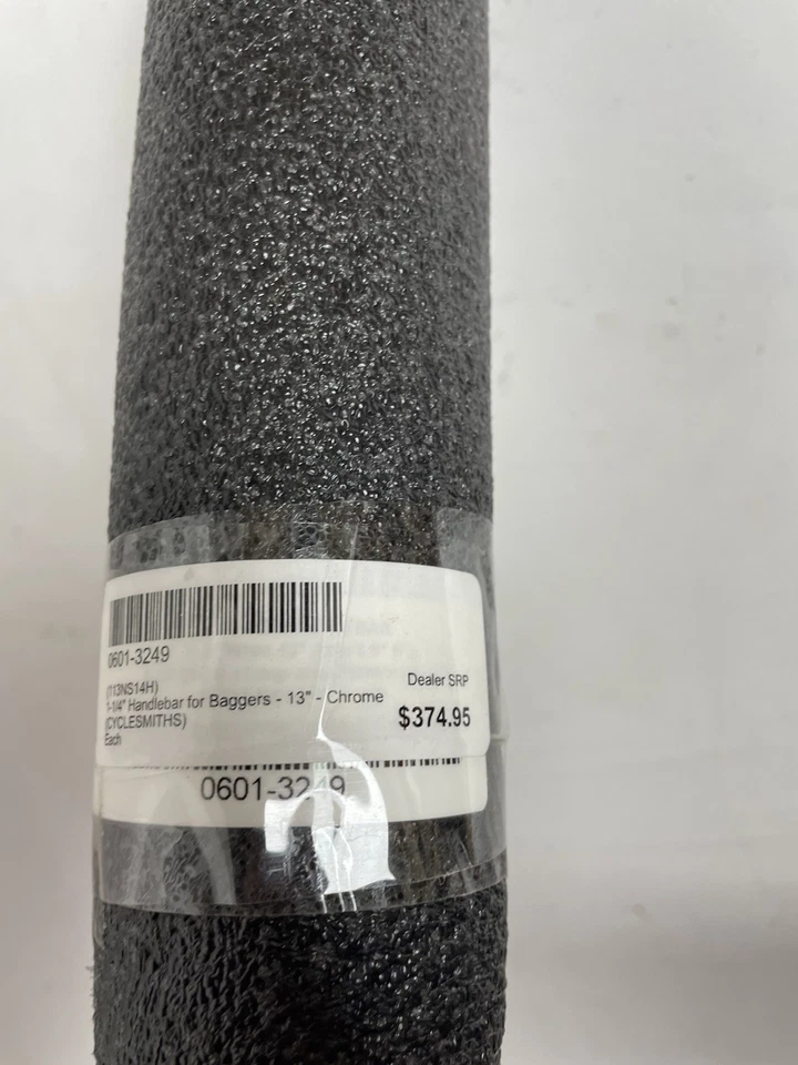 Хромированные рули Harley Davidson FLTR 2015-2020 Cyclesmiths 1-1/4 дюйма 13 дюймов - Изображение 4 из 4