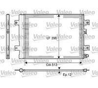 Kondensator, Klimaanlage Valeo 814077 FüR Dacia Sandero Lada