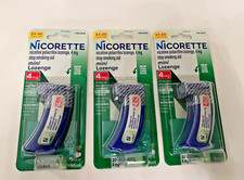 Lot of 3 - Nicorette 4mg Mini Mint Lozenges 20ct Stop Smoking Aid EXP 09/2026