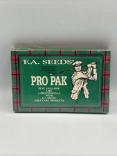 F.A. SEEDS' Since 1883 Vintage Pro Pak Golf Care Golf Clubs Products NEW SEALED