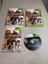 Transformers: Fall of Cybertron (Microsoft Xbox 360, 2012) CIB Mint Disc