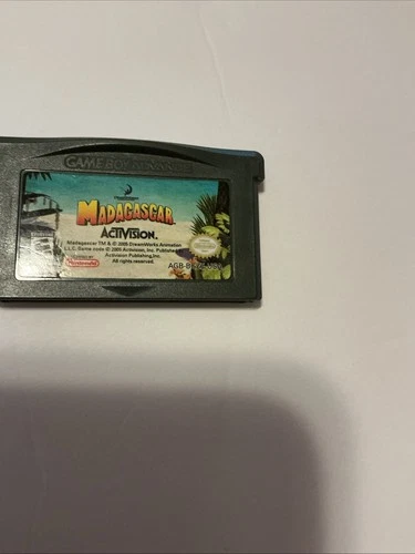 Madagascar Nintendo Game Boy Advance 2005 Pre-owned & Tested