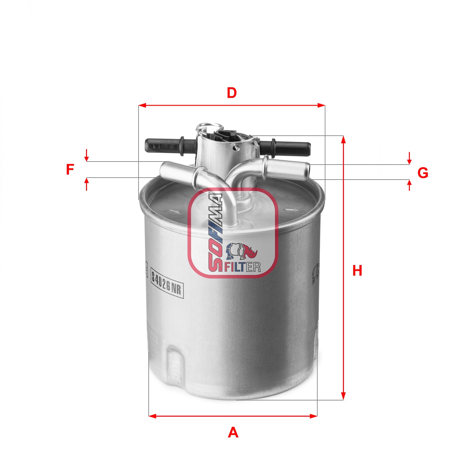 Kraftstofffilter Filtereinsatz S 4026 NR SOFIMA für NISSAN RENAULT - Bild 3
