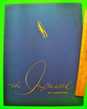 1954 Imperial Giant Prestige 24-p Color Catalog Brochure Limousine Chrysler Xlnt 1954 Imperial Giant Prestige 24-p Color Catalog Brochure Limousine Chrysler Xlnt