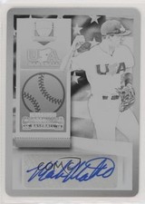 2015 Panini Contenders Printing Plate Black 1/1 Mark Mathias #36 Auto 0l51