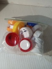 Misc Size Plastic Bottle Tops For Crafting Lot Of 32