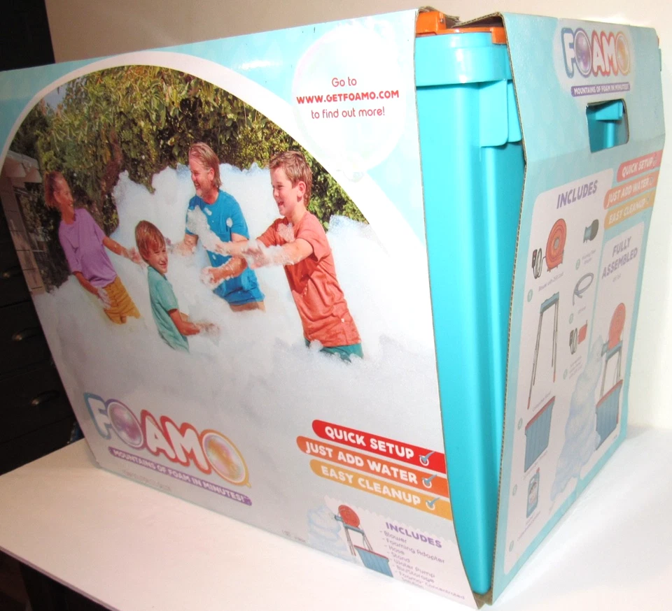 Foamo Little Tikes Foam Machine With Bubble Solution Outdoor Play Party Fun NEW - Image 3 of 3