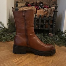 Women’s - Moda In Pelle - Leather Chelsea Boot - Tan - Size 6 / 39 RRP £139