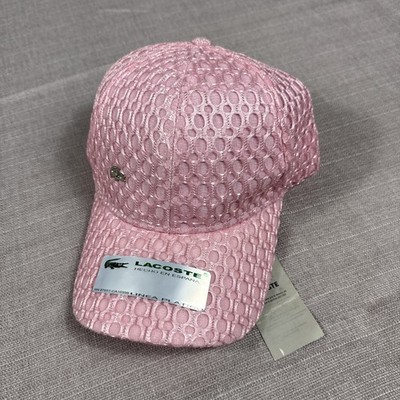 Lacoste Unisex Rare 100% Cotton From Espana  Silver Logo Twill Cap NWT