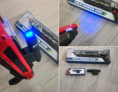 Salt Power Gun Lazer / Laser Scope Geburtstag Geschenkidee