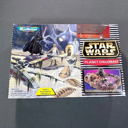 Vintage Micro Machines Space Star Wars Planet Dagobah Action Playset Galoob