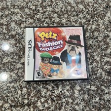 nintendo ds petz dogz fashion Case And Manual