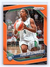 Teresa Edwards 2025 Panini Prizm WNBA #126 Orange Prizms #/99