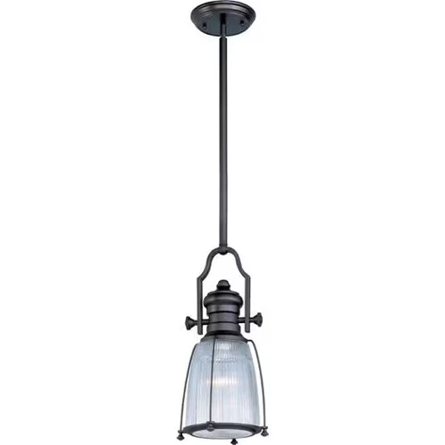 Maxim Lighting 25002CLBZ Hi-Bay 1-Light Pendant in Bronze - Picture 1 of 3