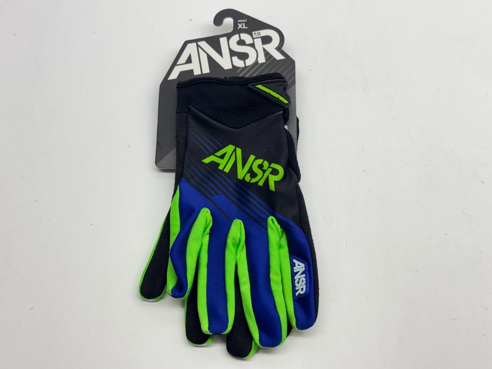 New Answer Men's Gloves X Large Black White Blue Green XL Riding Hand Gear MX