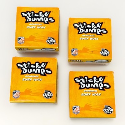 Sticky Bumps Surf Wax Lot of 4 Warm Tropical Above 69F Surfboard Longboard
