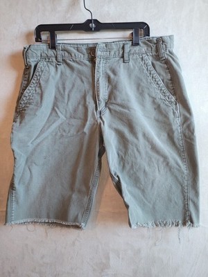 Carhartt Shorts Cutoffs Men's Waist 36 Some Brown Stains Throughout