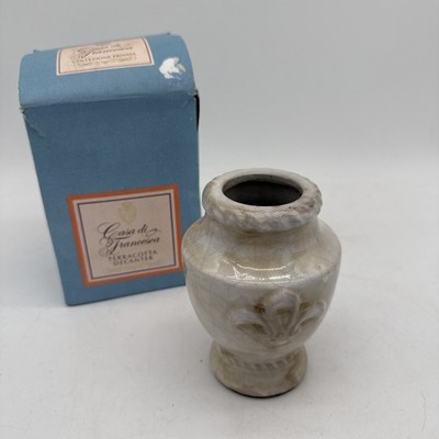 Casa di Francesca Terracotta Decanter Ivory Tone With Box