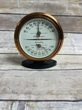 Vintage Teltru Germanow Simon Co. Precision Hair Hygrometer Rochester NY USA