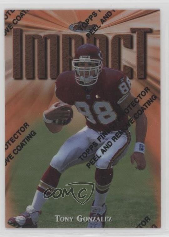 1997 Topps Finest Tony Gonzalez #269 Rookie RC HOF 0d22