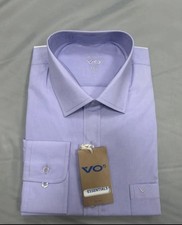 Lilac Long Sleeve Shirt Size XL 17 Purple Shirt Smart Formal Brand New with Tags