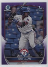 2023 Bowman Chrome Prospects Purple Refractor 237/250 Yosy Galan #BCP-221 4a7