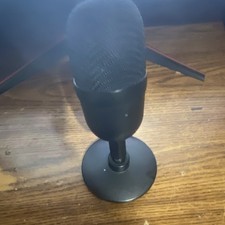 USB Desktop Microphone Black Freestanding with Adjustable Stand/Mount