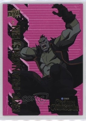 2025 Upper Deck DC Creature Commandos Magenta Neon 9/25 Eric Frankenstein 6m7