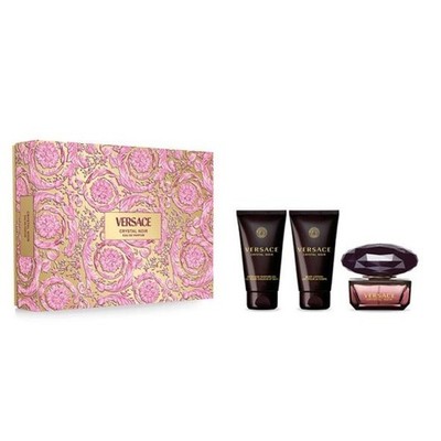Versace Crystal Noir Set Eau de Parfum 50 ml + Duschgel + Bodylotion