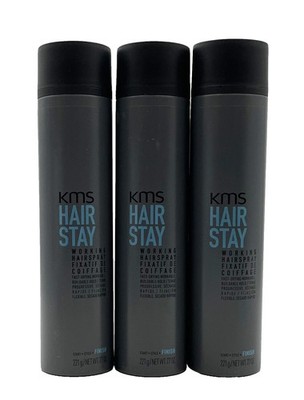 kms HAIRSTAY Working Spray 8.4 oz-3 Pack Authentic NEW Slight dents