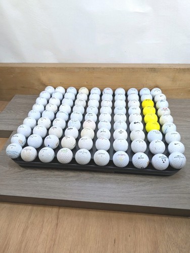 90 x Golfbälle - gebraucht - Land Recovered gemischte Marken Restposten - TITLEIST + ANDERE