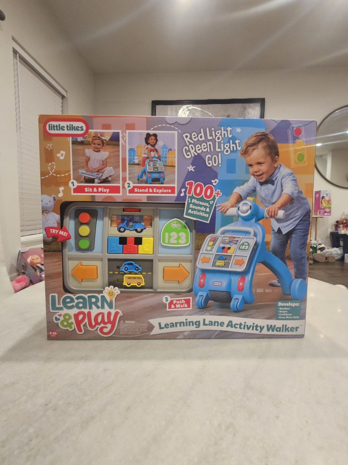 Little Tikes Toddler Learning Lane Activity Walker Push & Wa