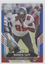 2021 Score Artist's Proof 28/35 Warren Sapp #19 HOF f2s