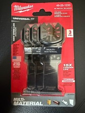 NEW! Milwaukee -  TItanium Charged Blade 3pk  Multi-Material 49-25-1263