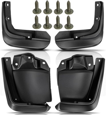 4 Pack Truck Mud Flaps for Honda Civic 2012-2015 Front & Rear Splash Guards.