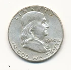 1960 P FRANKLIN SILVER HALF DOLLAR