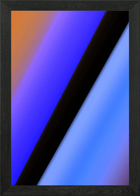 Abstrakter Hintergrund mit Farbverlauf gerahmt Wandbild Poster Leinwanddruck Bild