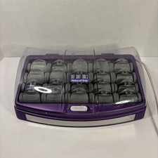 Hot Shot Tools Helen of Troy Hair Rollers Flocked Curlers Clips Professional