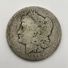 1886 P Morgan Silver Dollar $1 90% Circulated