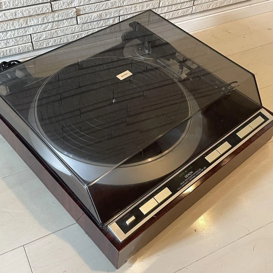 DENON DP-37F Micro Processor Controlled Fully Automatic Turntable System Used - Image 4 of 4