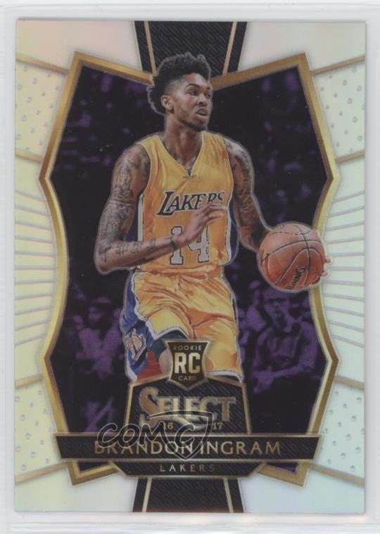 2016-17 Panini Select Premier Level Silver Prizm Brandon Ingram #101 7fj